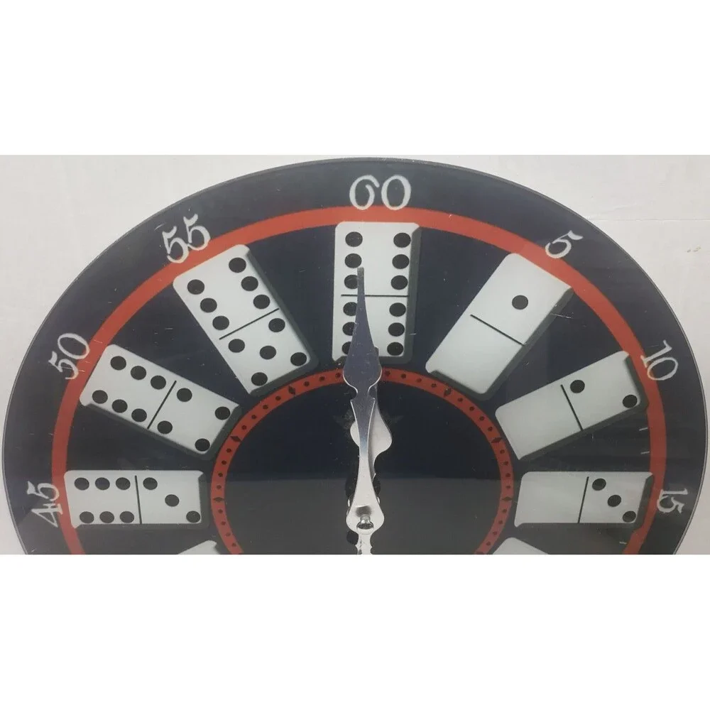 Kitchen Plastic Under The Glass Decorative Wall Clock, 12